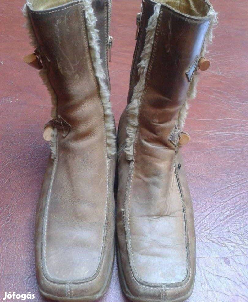 Retro női bőr csizma Wrangler