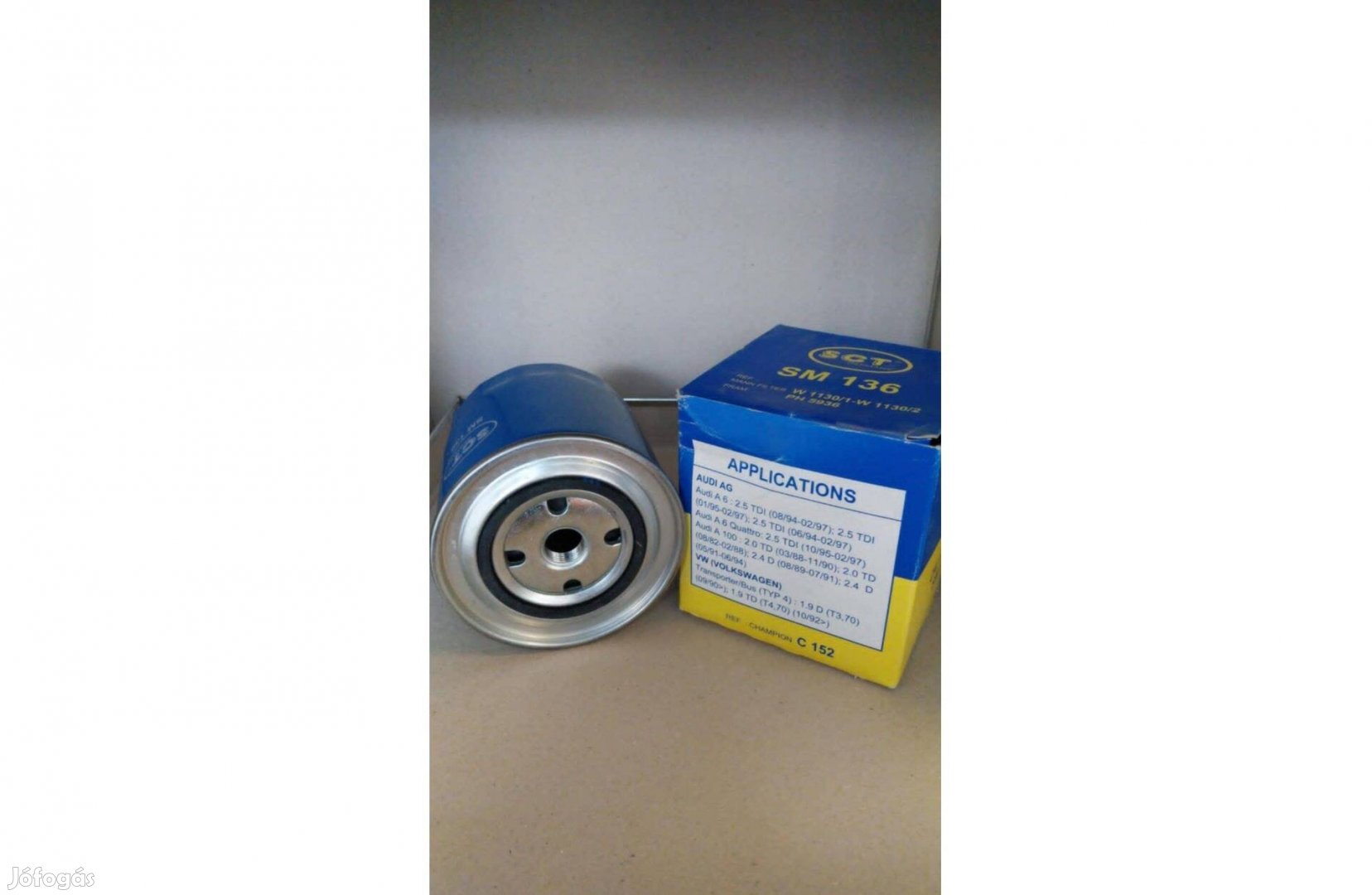 Retro olajszűrő Audi ('82-'97) + VW Transporter IV
