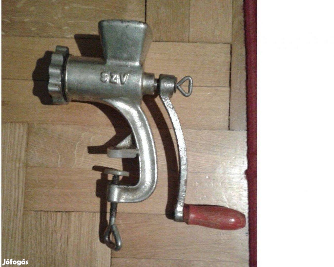 Retro öntöttvas kézi 5-ös húsdaráló