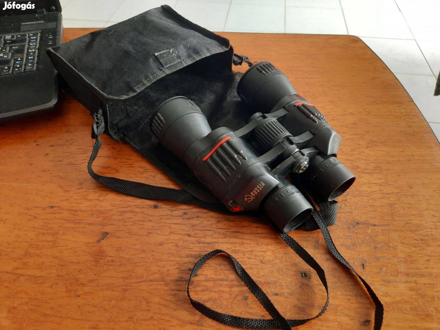 Retro orosz távcső(katonai?) táskában.2