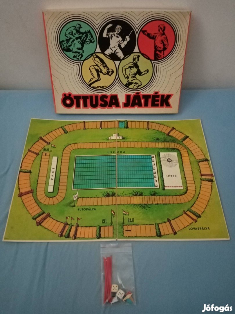 Retro öttusa társasjáték