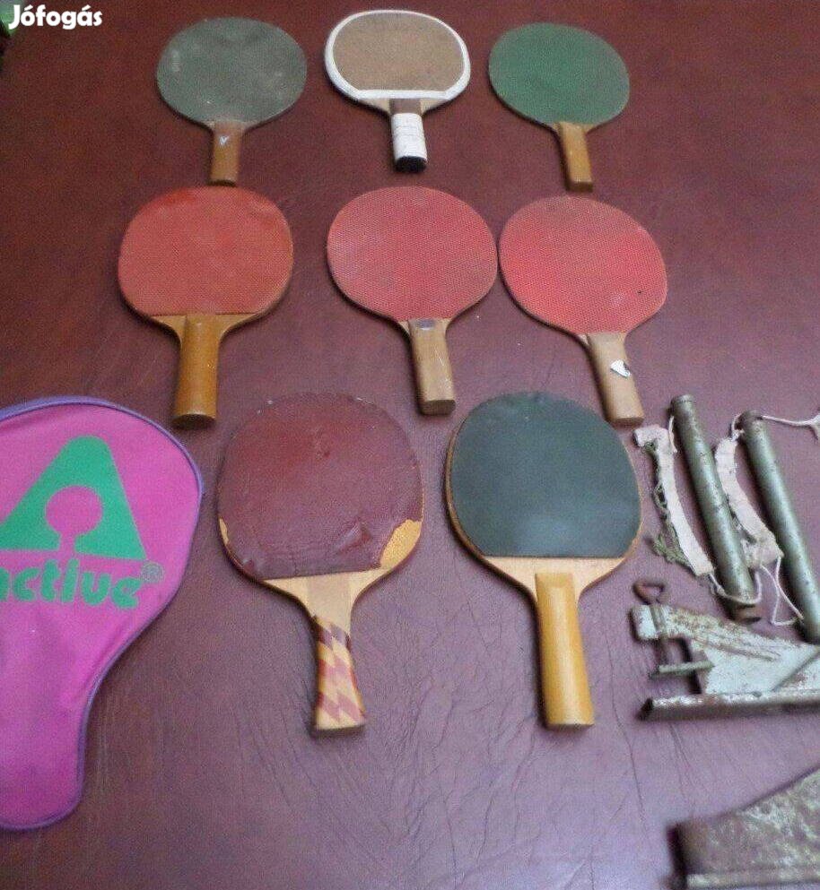 Retro pingpong ütő gyűjtemény