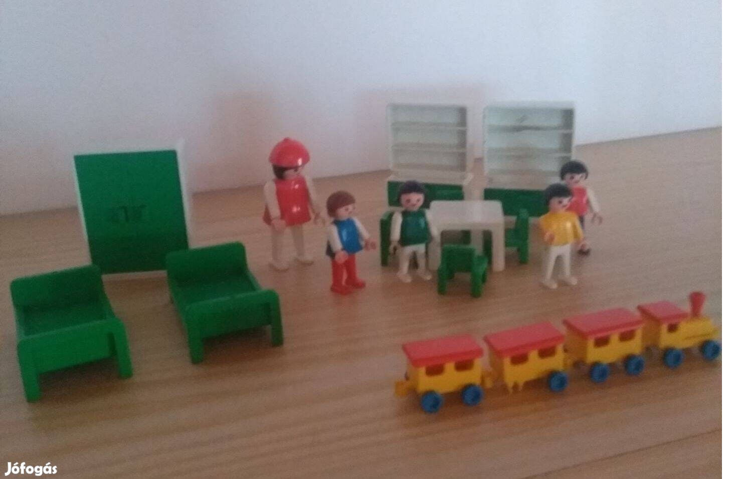 Retró playmobil 3417, használt, bútorok, anya gyerekekkel eladó