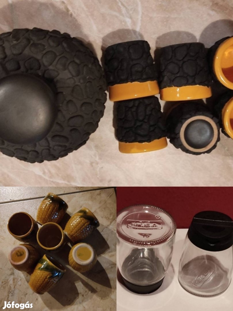 Retro pohár készlet, készletek