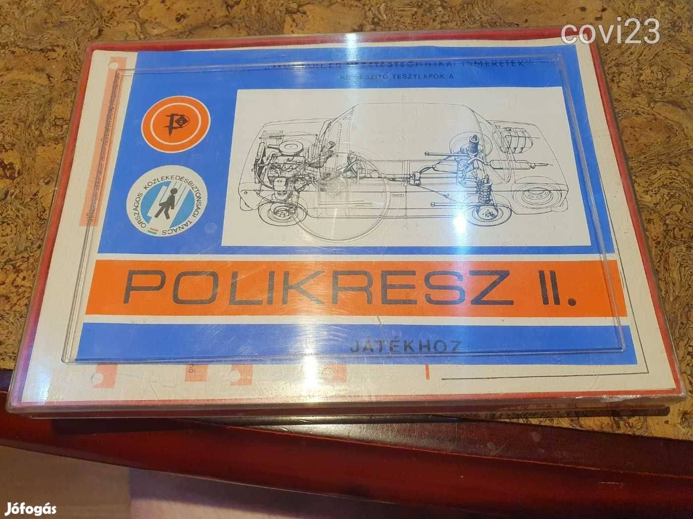 Retro polikresz II. társasjáték kiegészítő lapok hiánytalan kádár