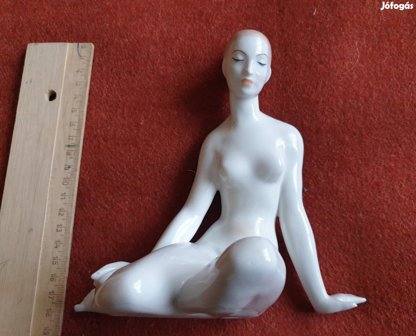 Retró porcelán akt vitrines állapotban eladó Xl.ker