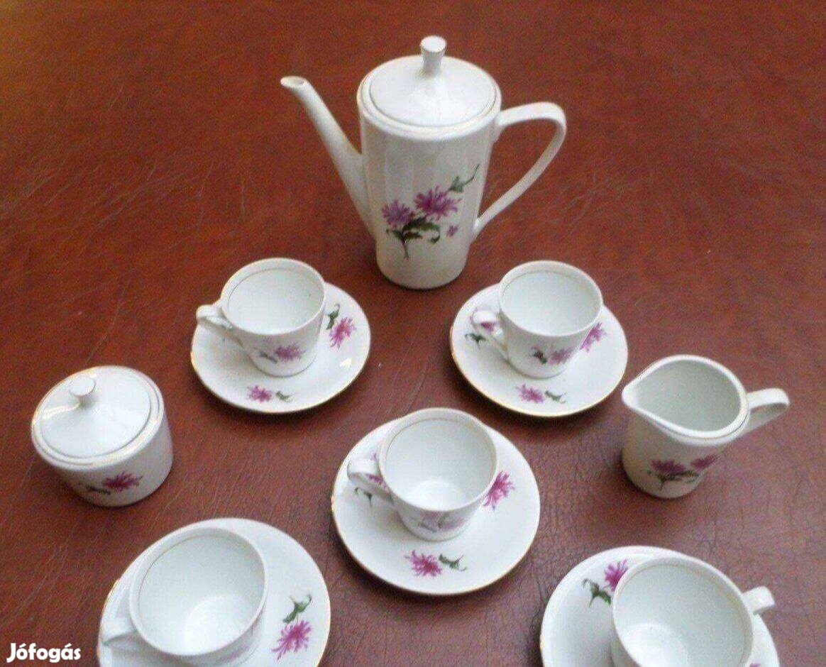 Retro porcelán kávés készlet