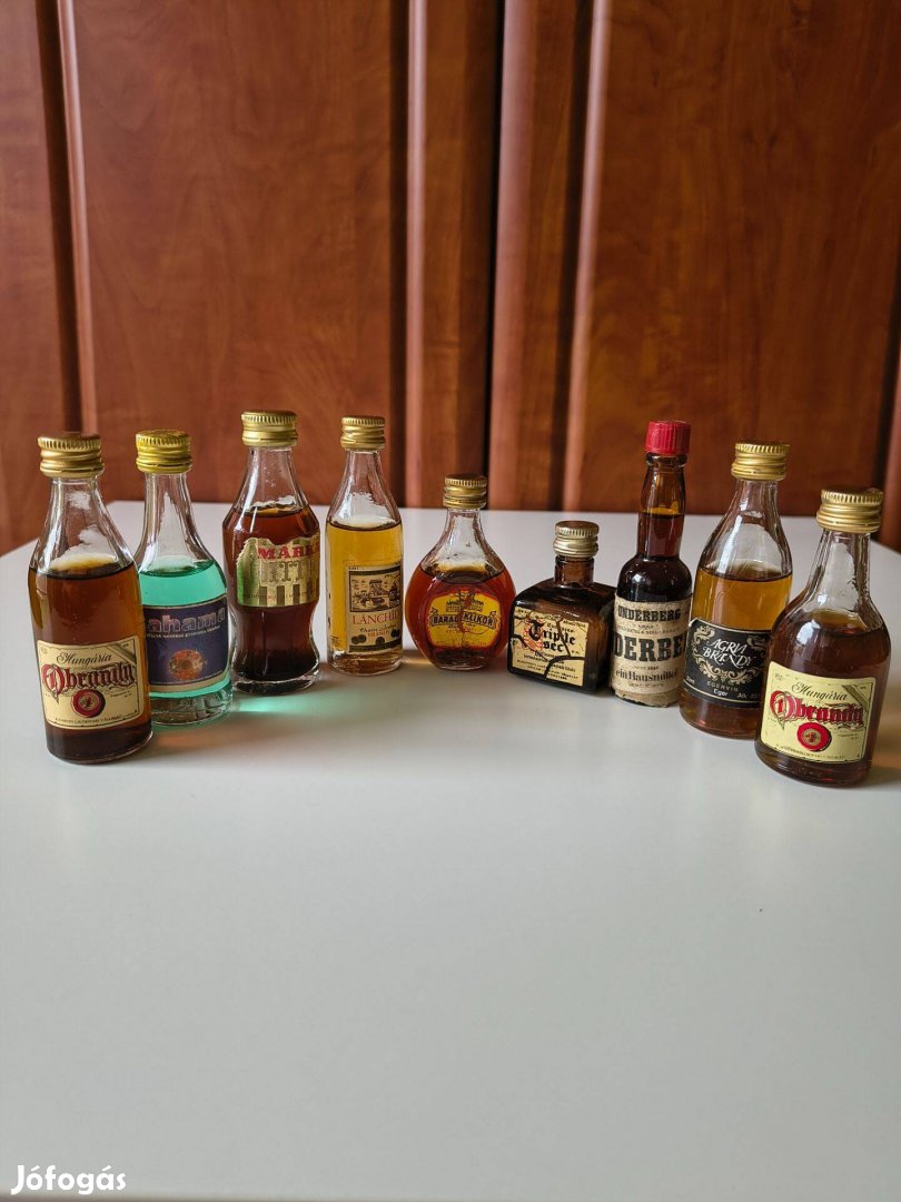 Retro régi Mini ital gyüjtemény