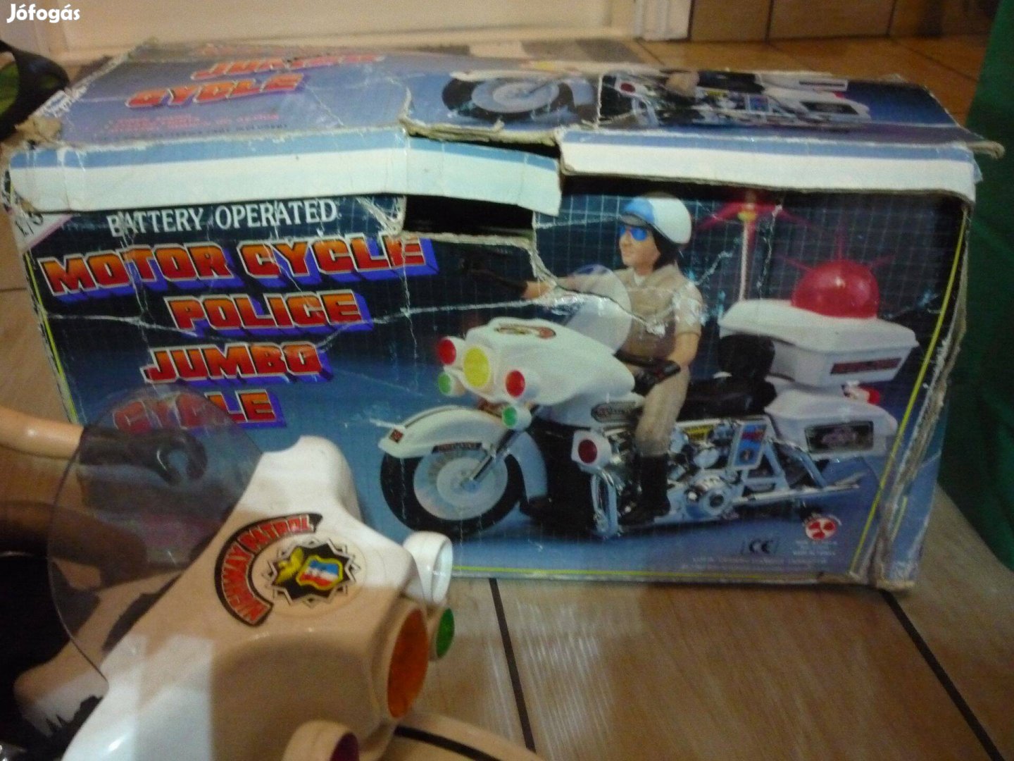Retro régi Police motor elemes jármű ,,1984" Motor cycle Jumbo