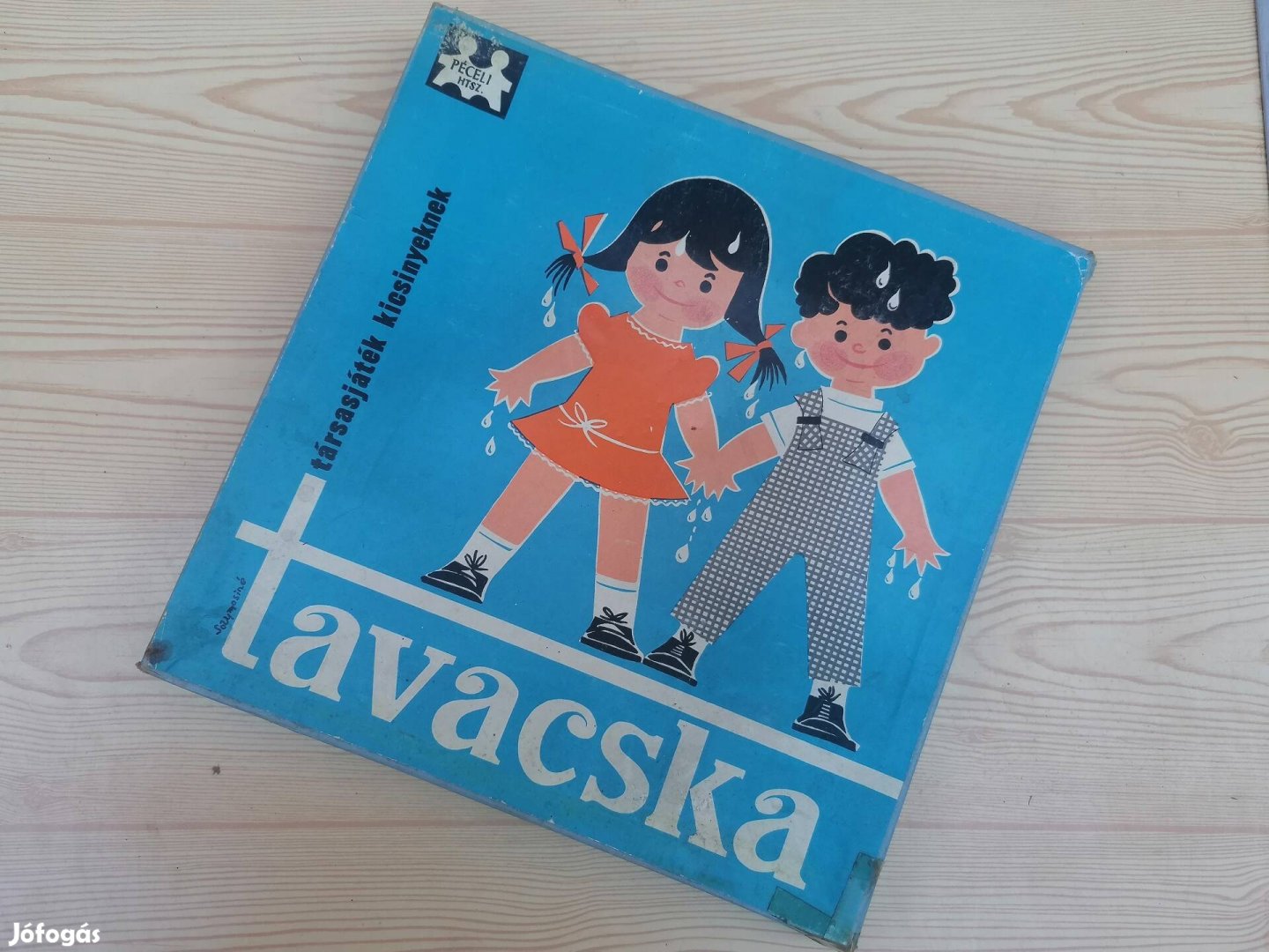 Retro régi Tavacska társasjáték játék 