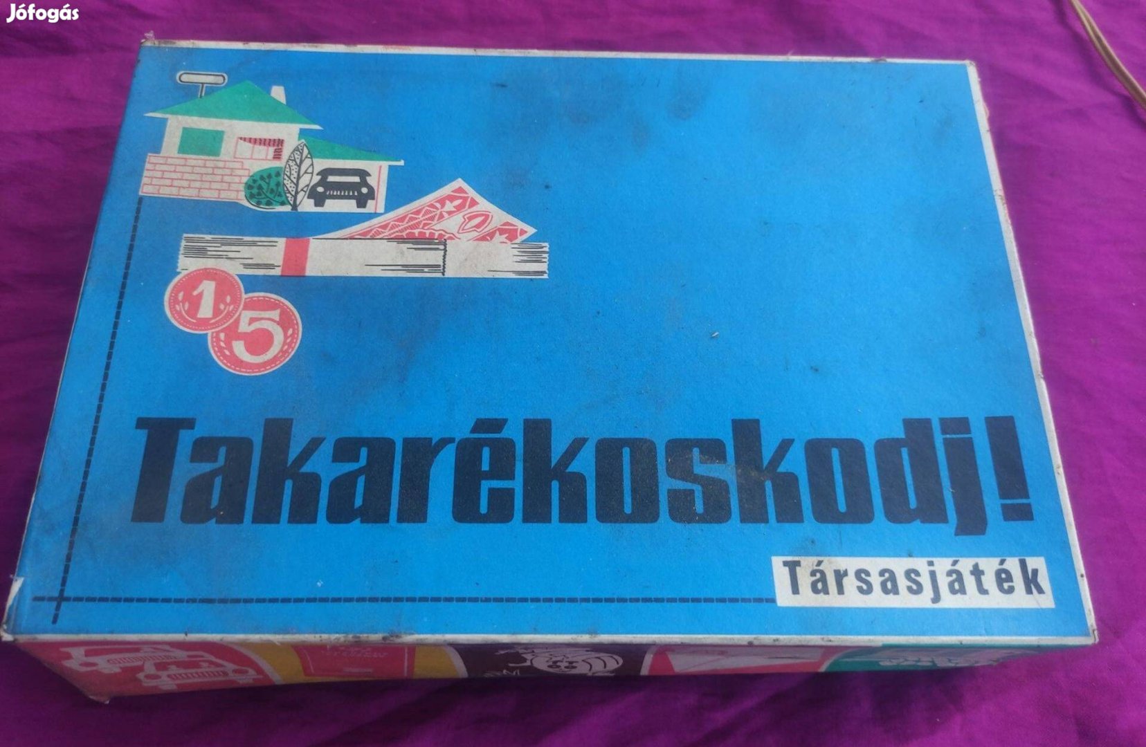 Retro régi gazdálkodj okosan társasjáték