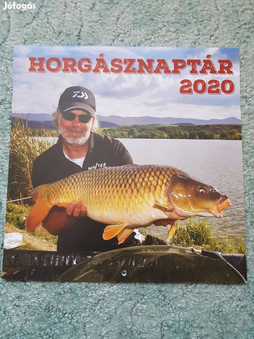 Retró régi horgász falinaptár