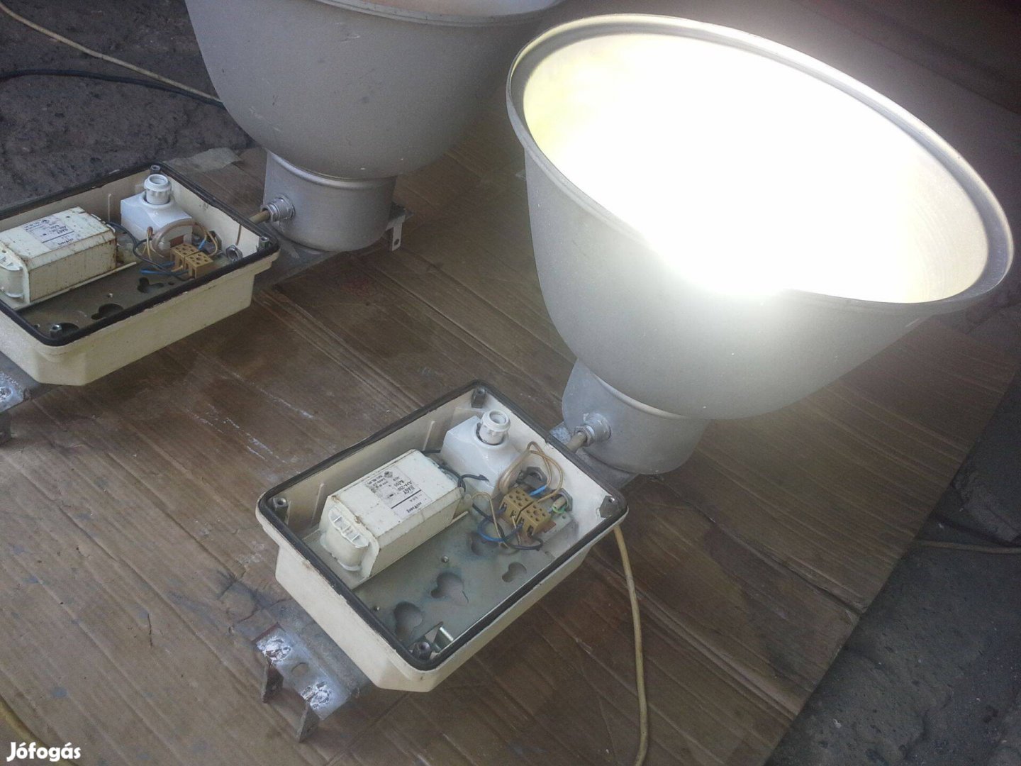 Retro régi ipari loft csarnok lámpa csarnokvilágító lámpatest ízóval