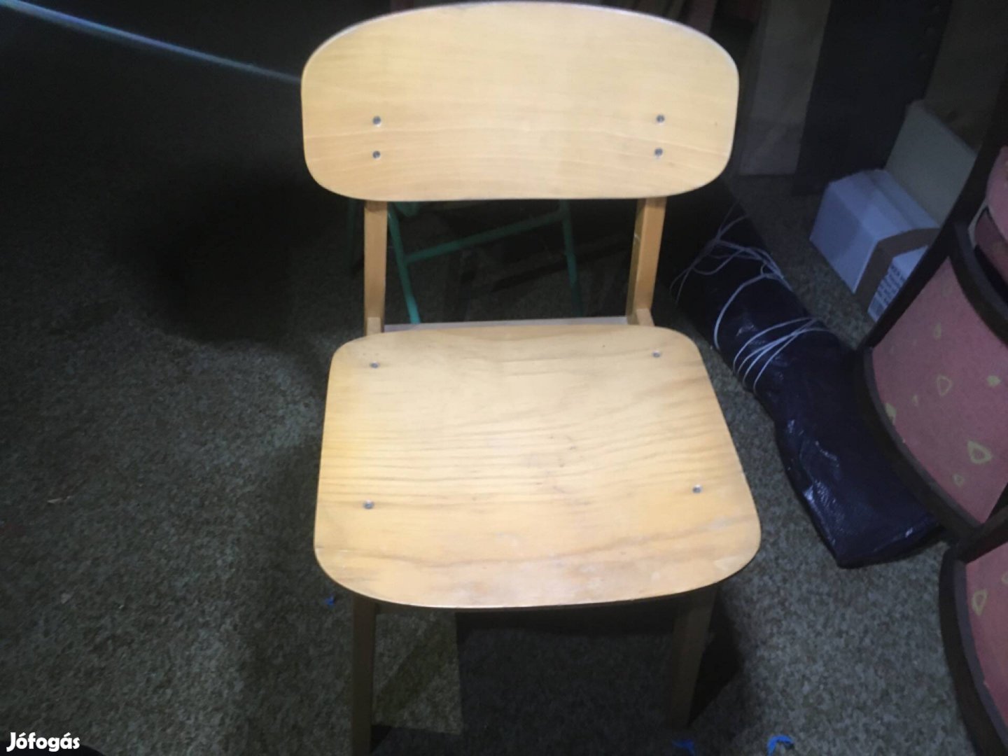 Retro régi iskolai szék, old school, vintage