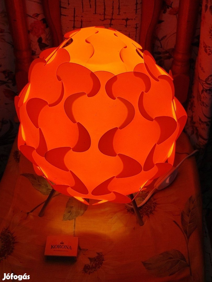 Retro régi ritka IKEA Fillsta orange asztali lámpa Gunner