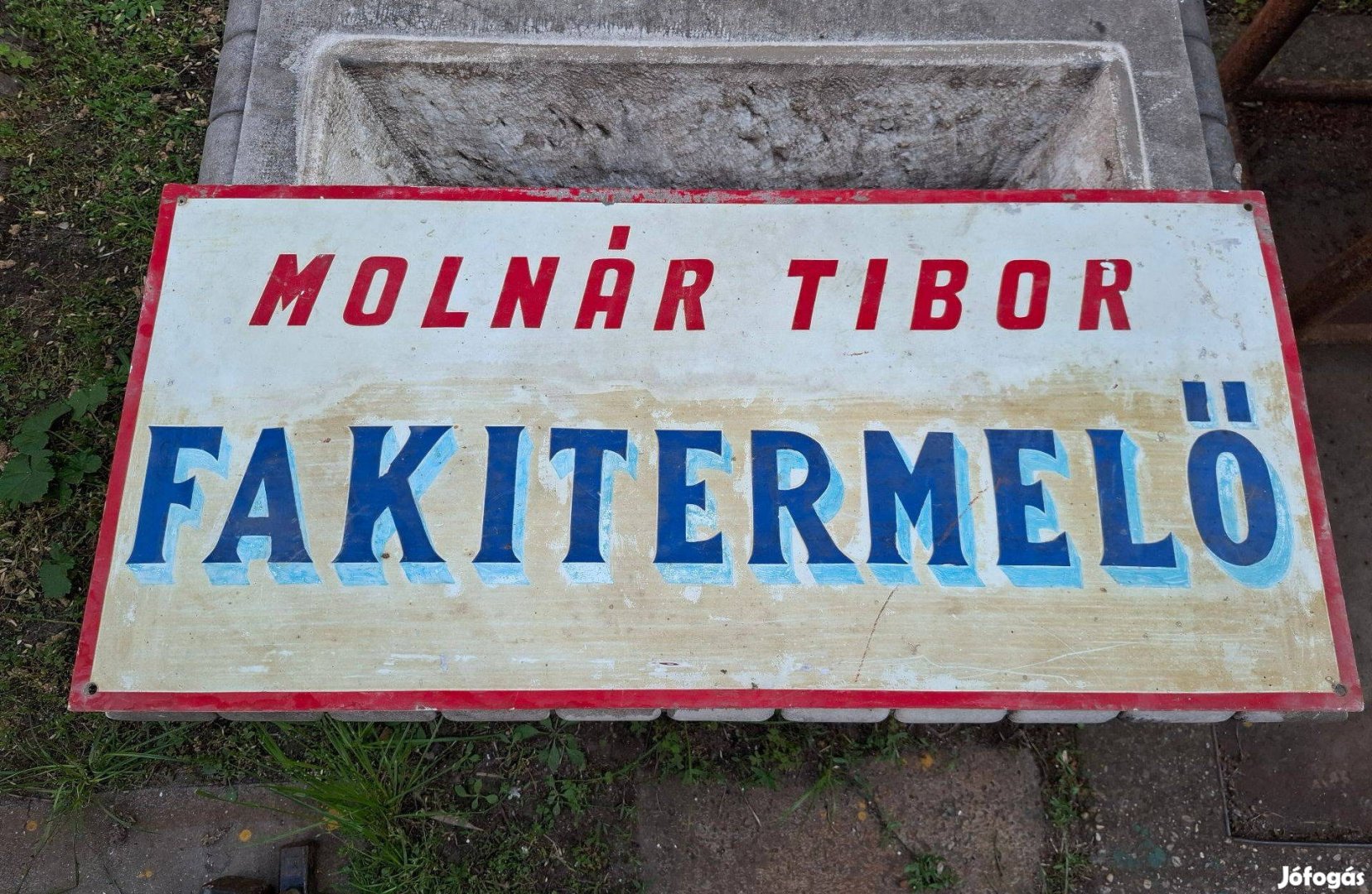 Retro régi tábla