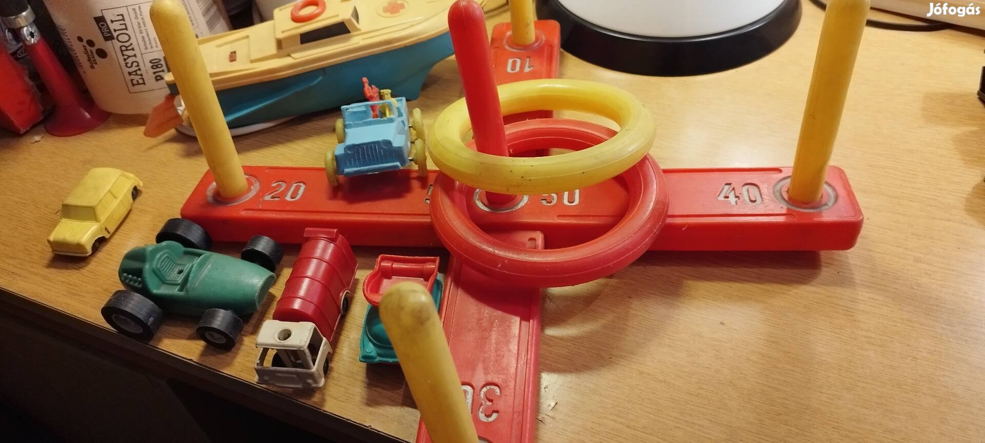 Retro régi trafik áru autók, karika dobó 6db egyben