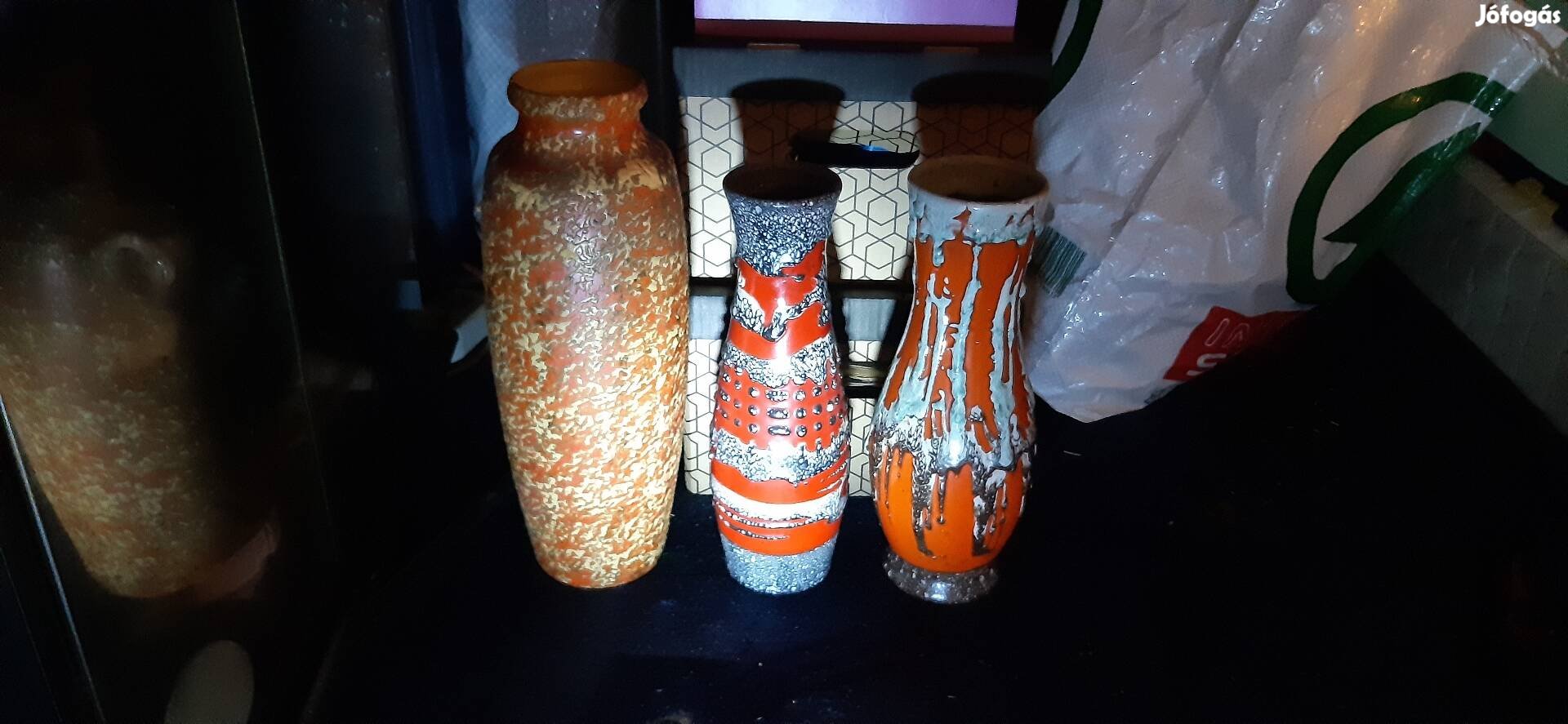 Retro régi vázák 3db