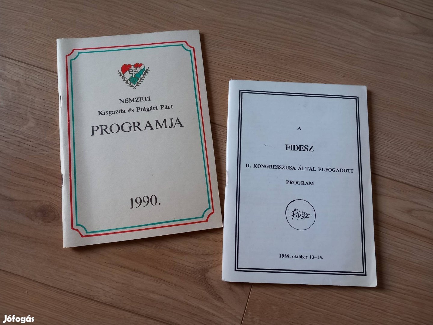 Retro rendszerváltás kori fidesz kisgazda párt füzet