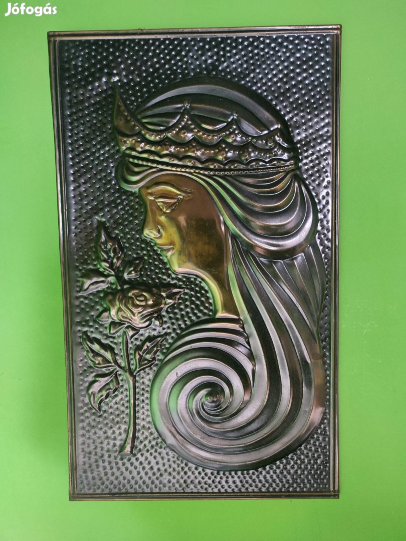 Retro réz dombornyomás - szovjetuniós emléktárgy