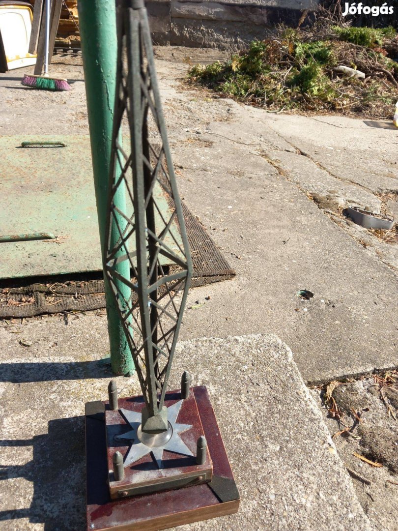 Retro réz makett a Lakihegyi Adótorony 45cm