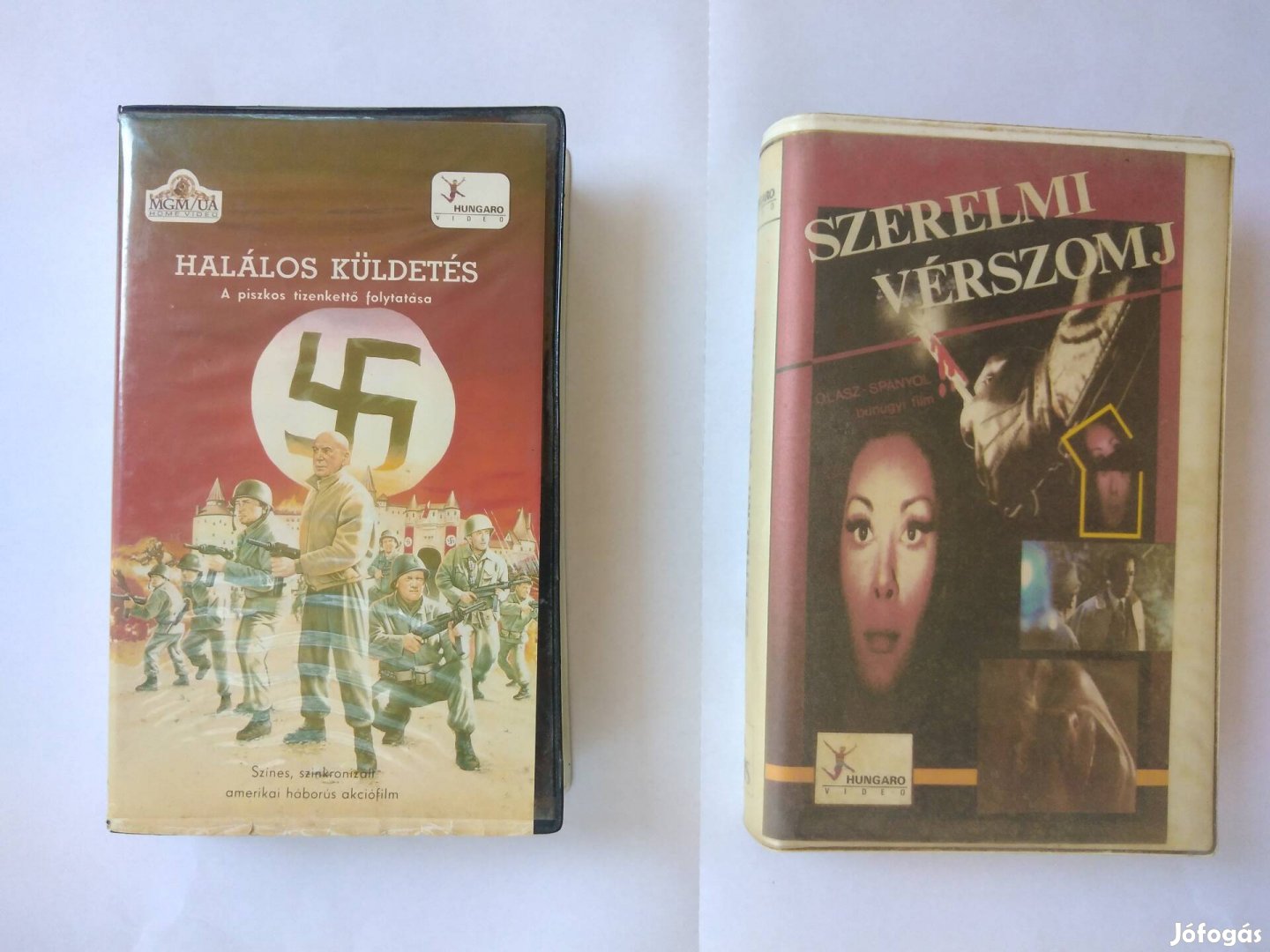 Retro ritka VHS videó kazetták 