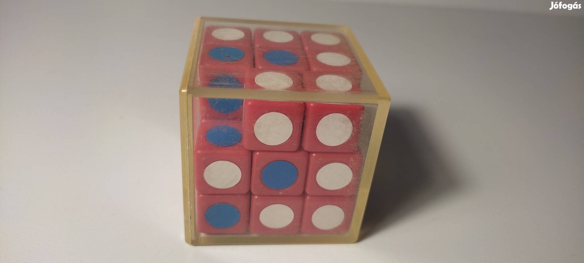 Retro ritka logikai játék Varikon 3x3x3 puzzle, "Rubik szerű"