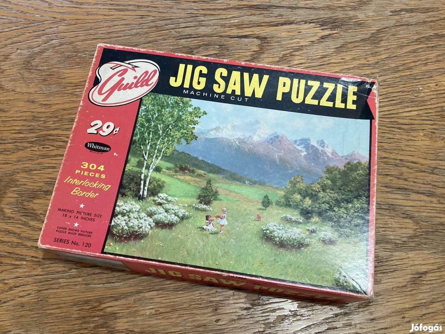 Retró ritkaság! Guild Jig Saw Puzzle kirakójáték