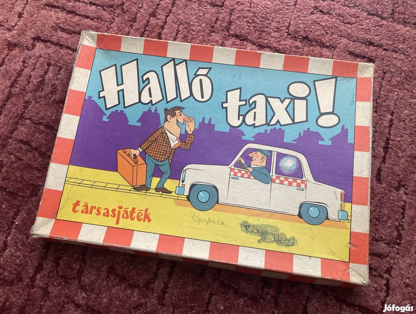 Retró ritkaság! Halló taxi! társasjáték