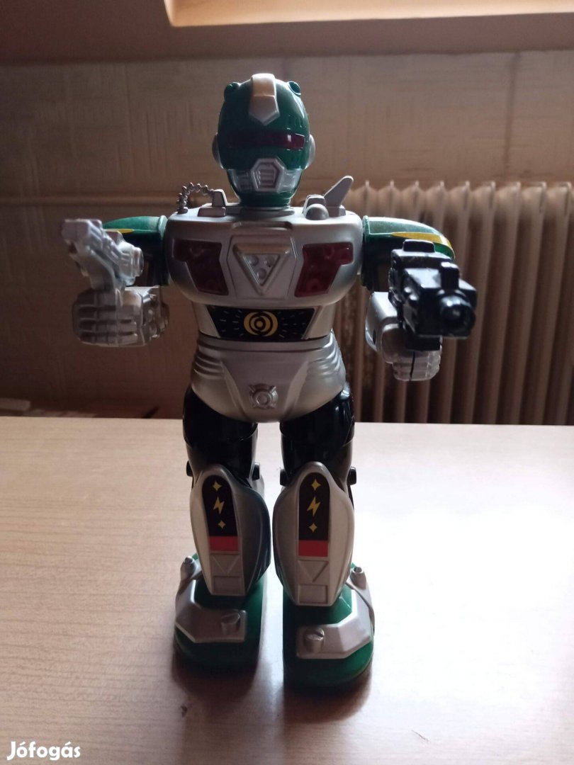 Retro robot katona /robot commander/