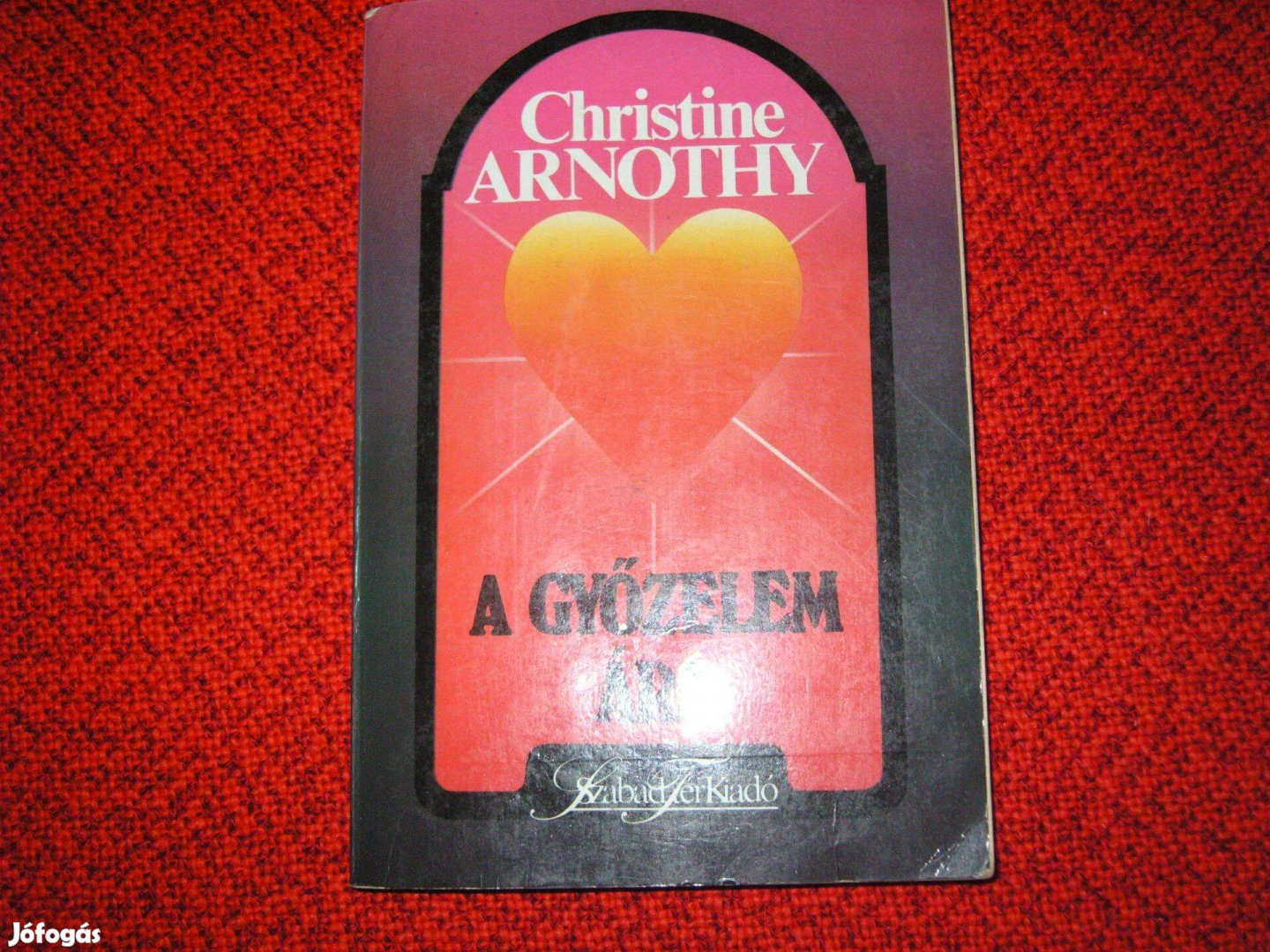 Retró romantikus könyv. Christine Arnothy. A győzelem ára. 1990