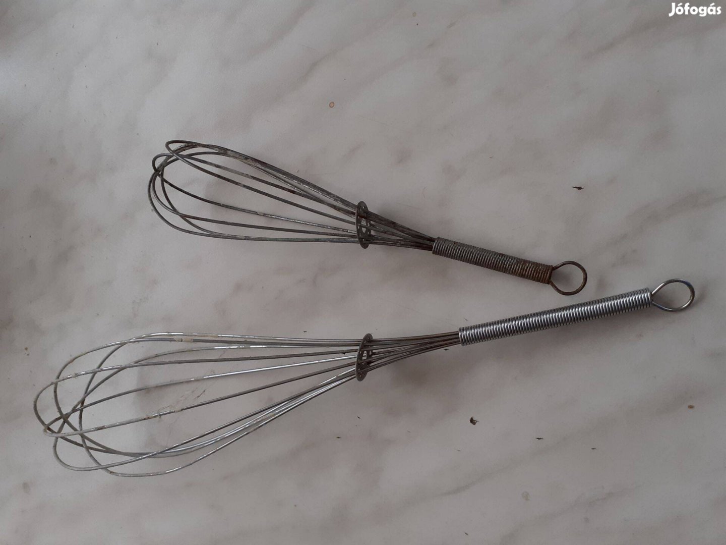 Retro rozsdamentes habverők 3 db egybe más más méret