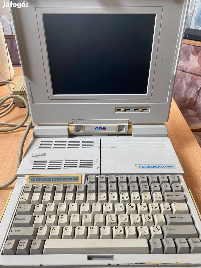 Retro számítógép, régi laptop, Geo Persona GLT-216A