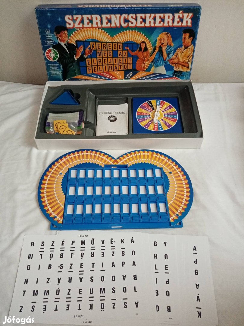 Retro szerencsekerék társasjáték