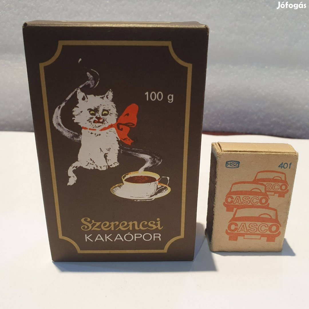 Retro szerencsi csemege kakaópor a múlt századból bedeo