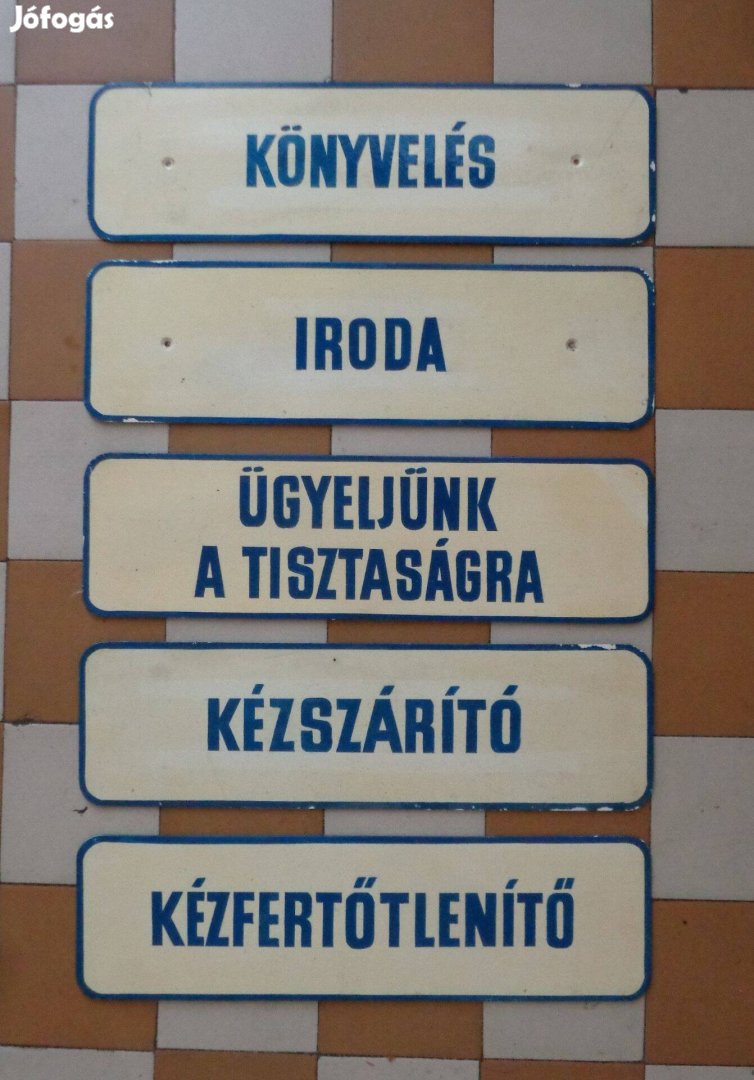 Retró táblák eladó