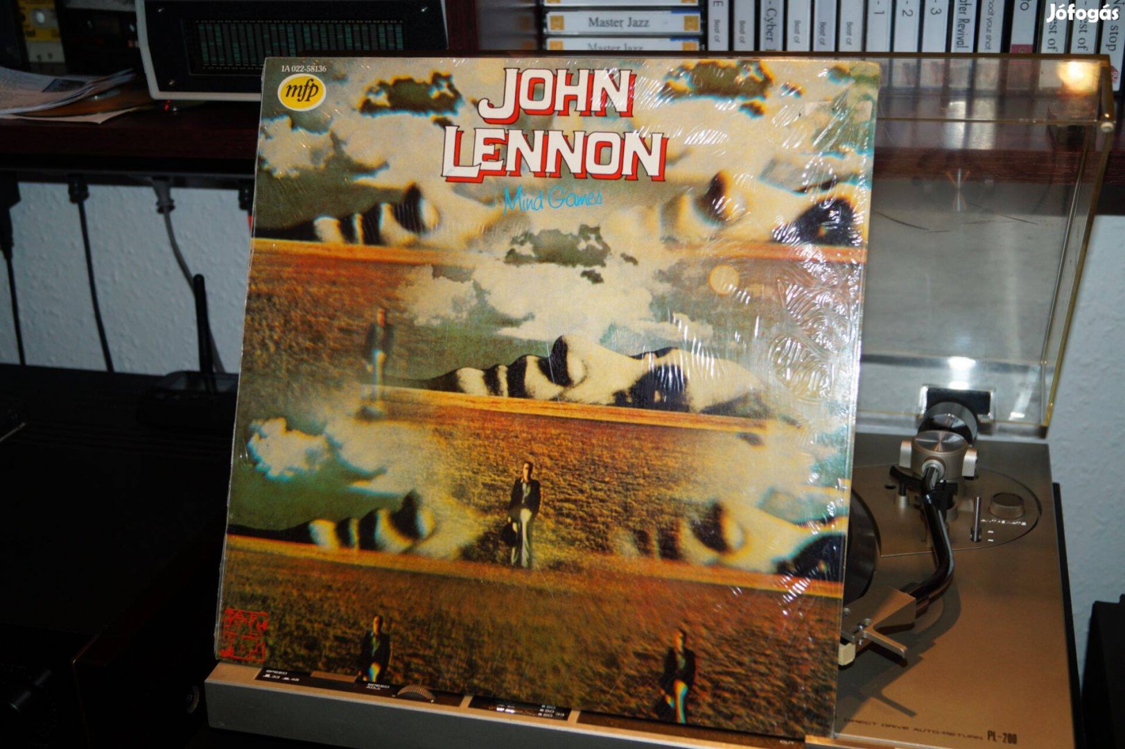 Retró tanya John Lennon hanglemez vinil bakelit LP