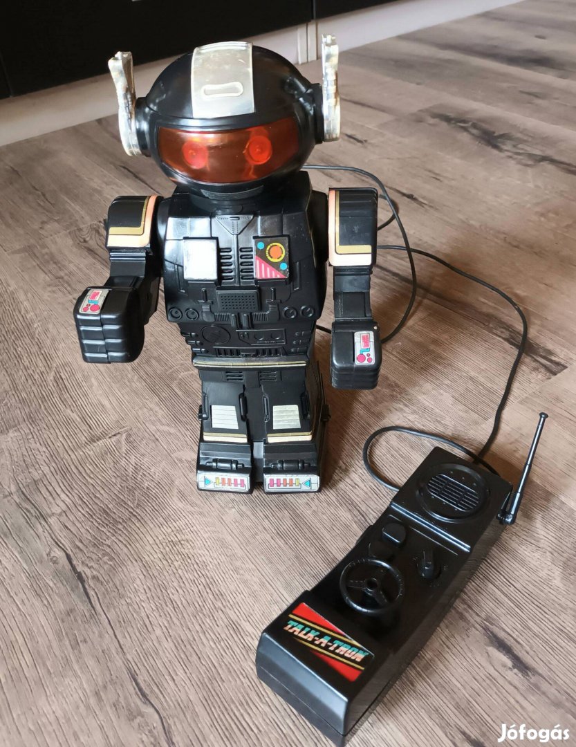 Retró távirányítós Talk-A-Tron robot 30 cm!