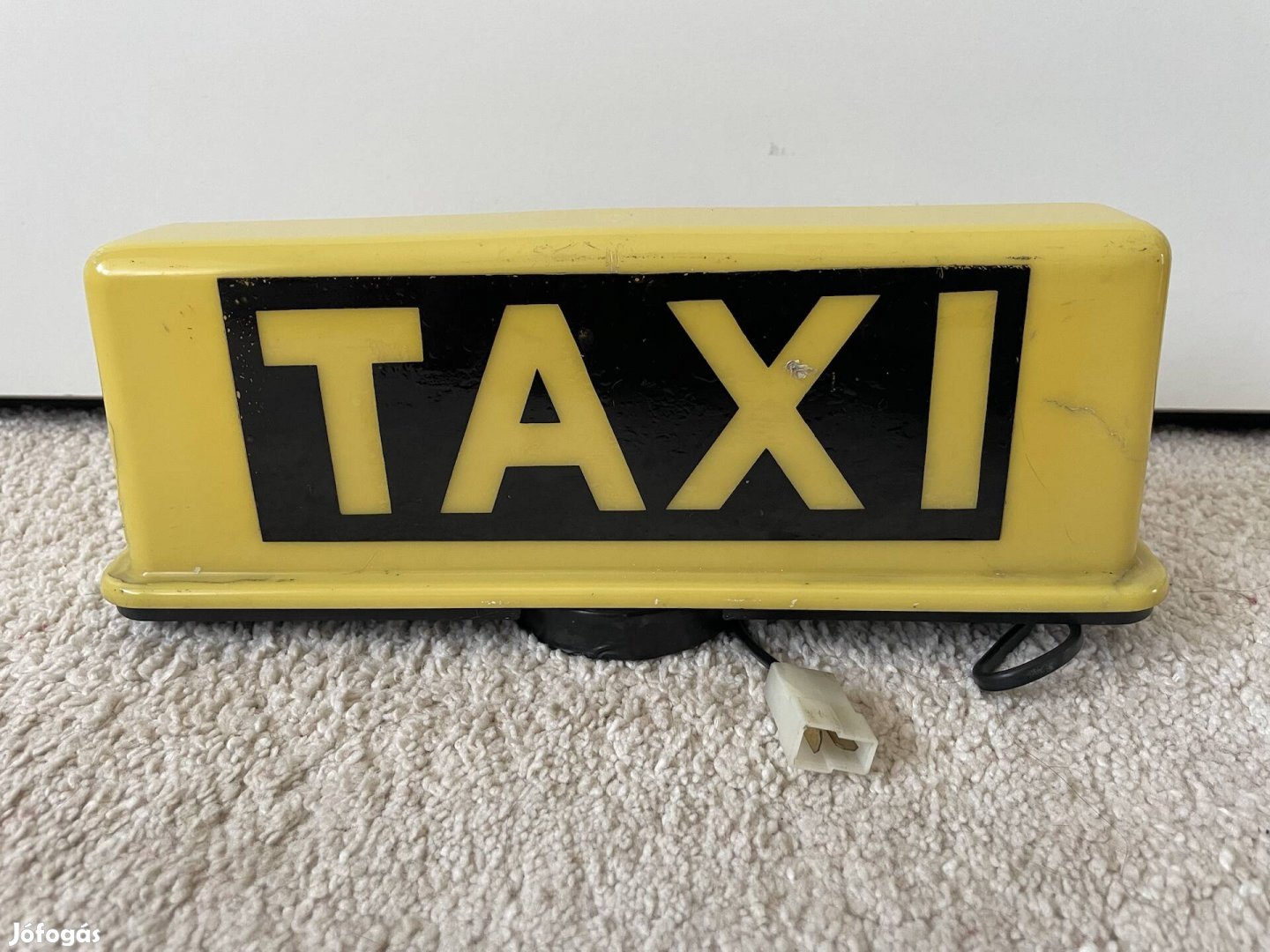 Retró taxi szabadjelző lámpa mágneses talppal