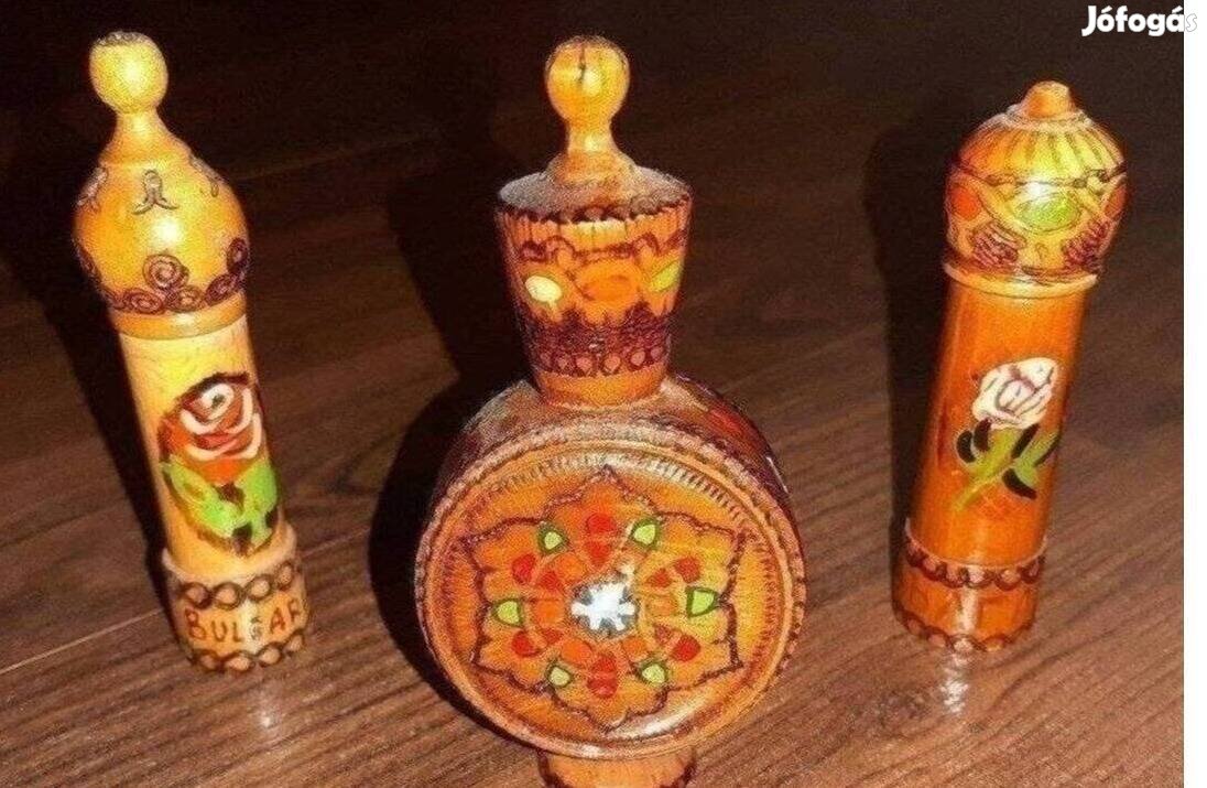 Retro tégelyek-szelencék 3db
