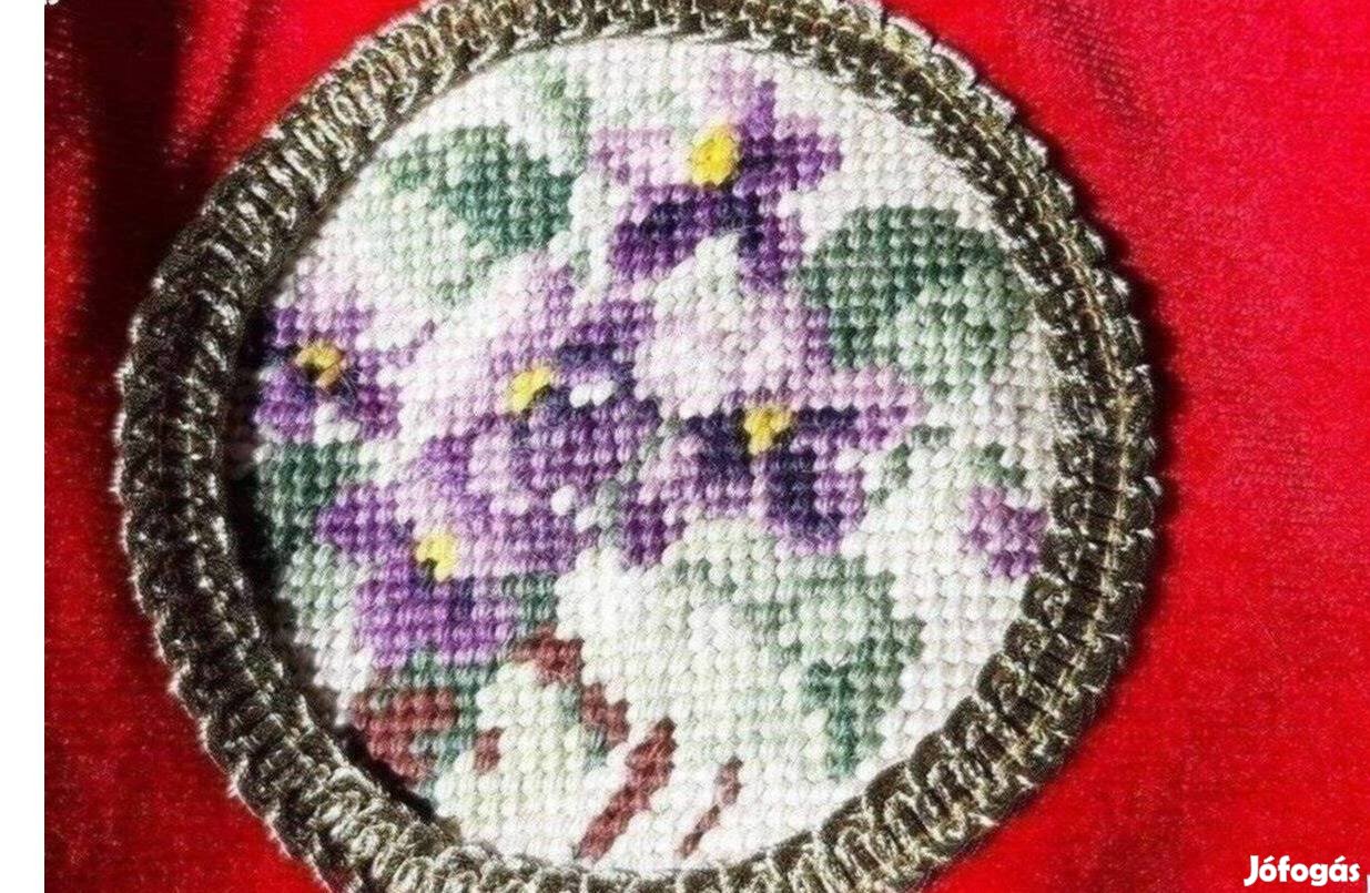 Retro terítő gobelin 34x34 cm