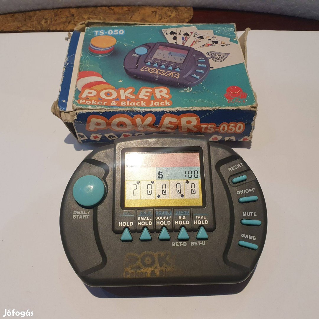 Retro texas holdem póker és black jack kvarcjáték