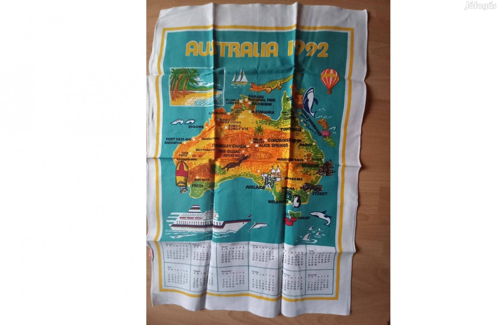 Retro textil naptár