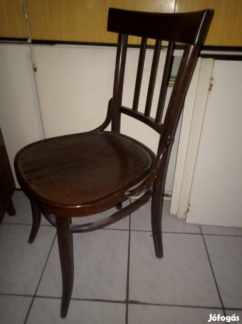 Retro thonet jellegű fa étkezőszék 1db barna