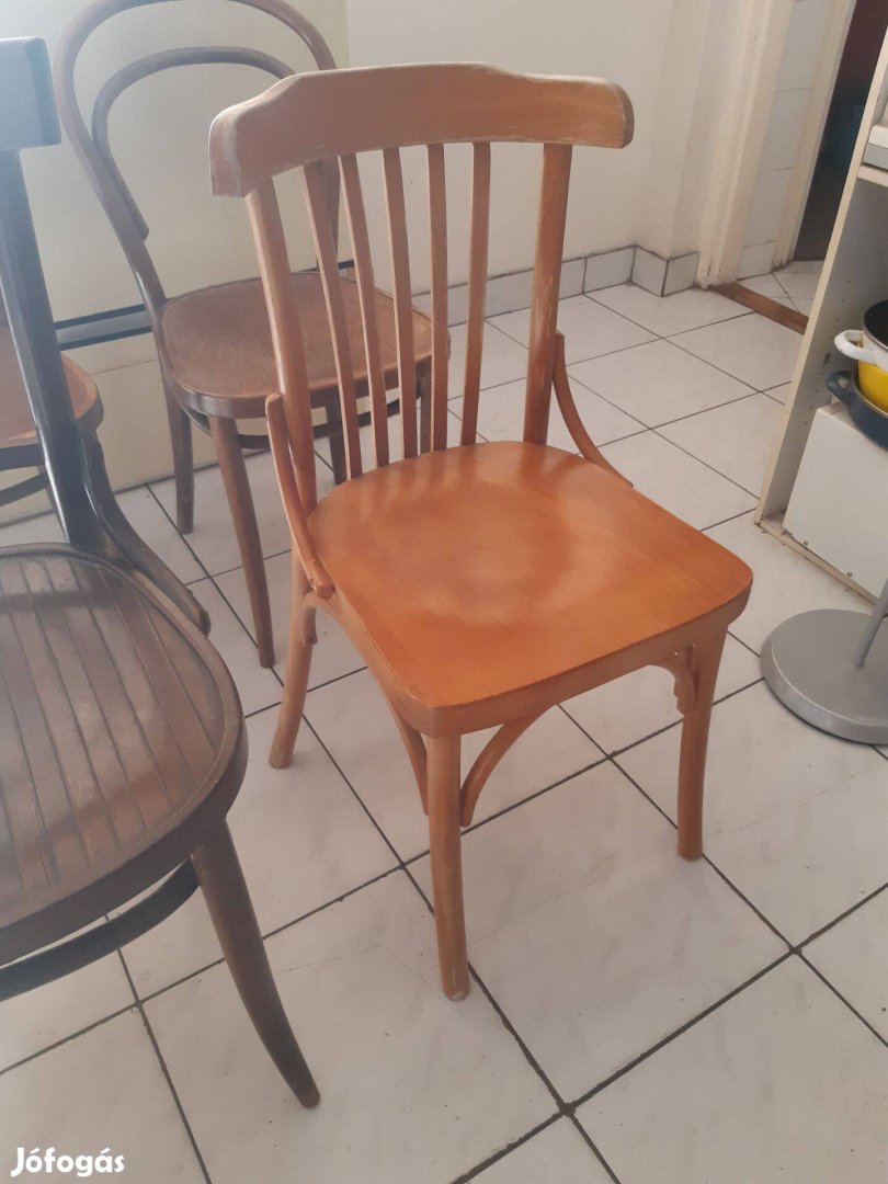 Retro thonet jellegű világos fa étkezőszék 1db