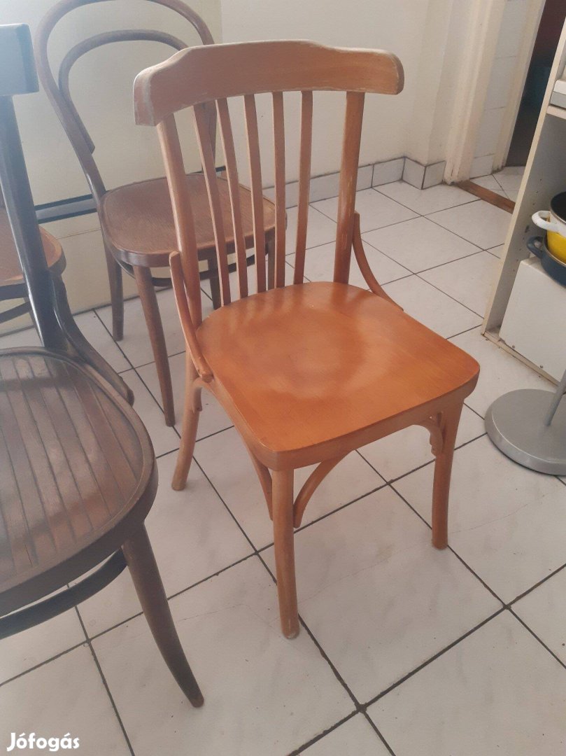 Retro thonet jellegű világos fa étkezőszék 1db