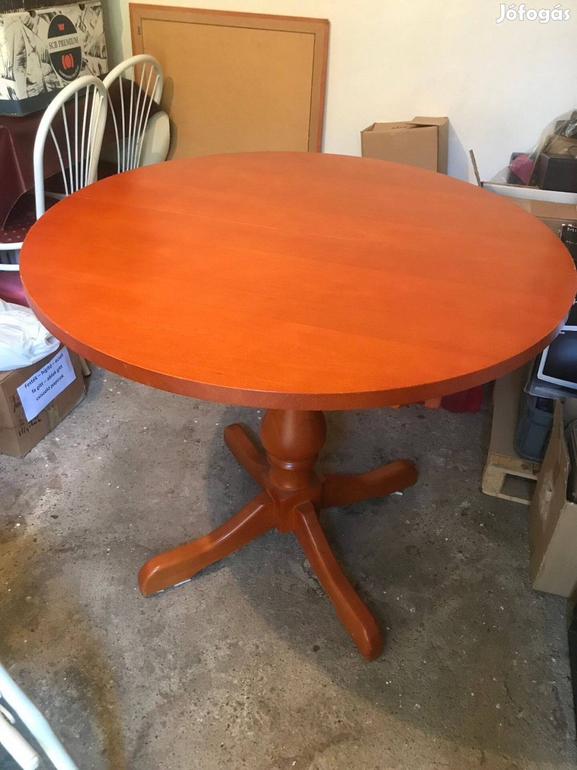 Retro tömörfa ebédlőasztal