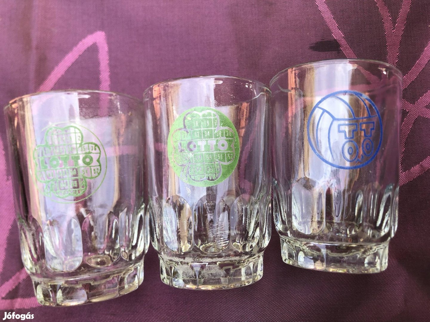 Retró totó , lottó pohár 5000 Ft db