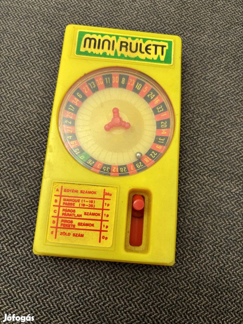 Retro trafik játék mini rulett