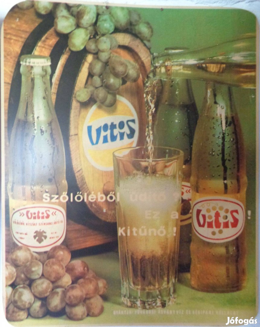 Retró üdítős reklámtábla eladó